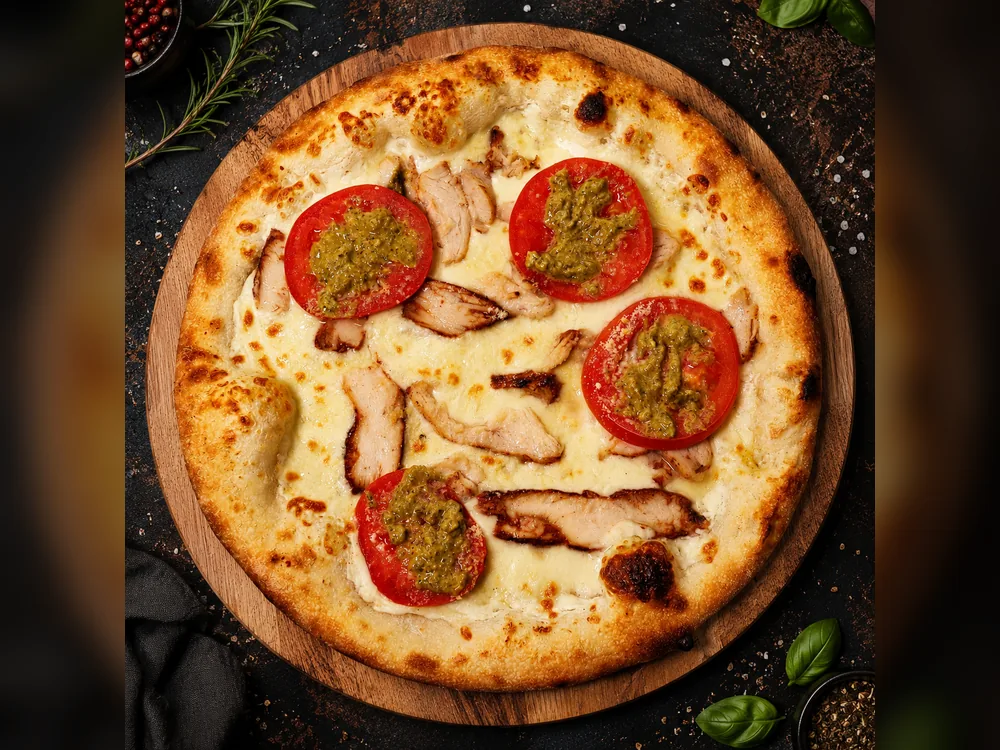 Pizza Pesto Poulet