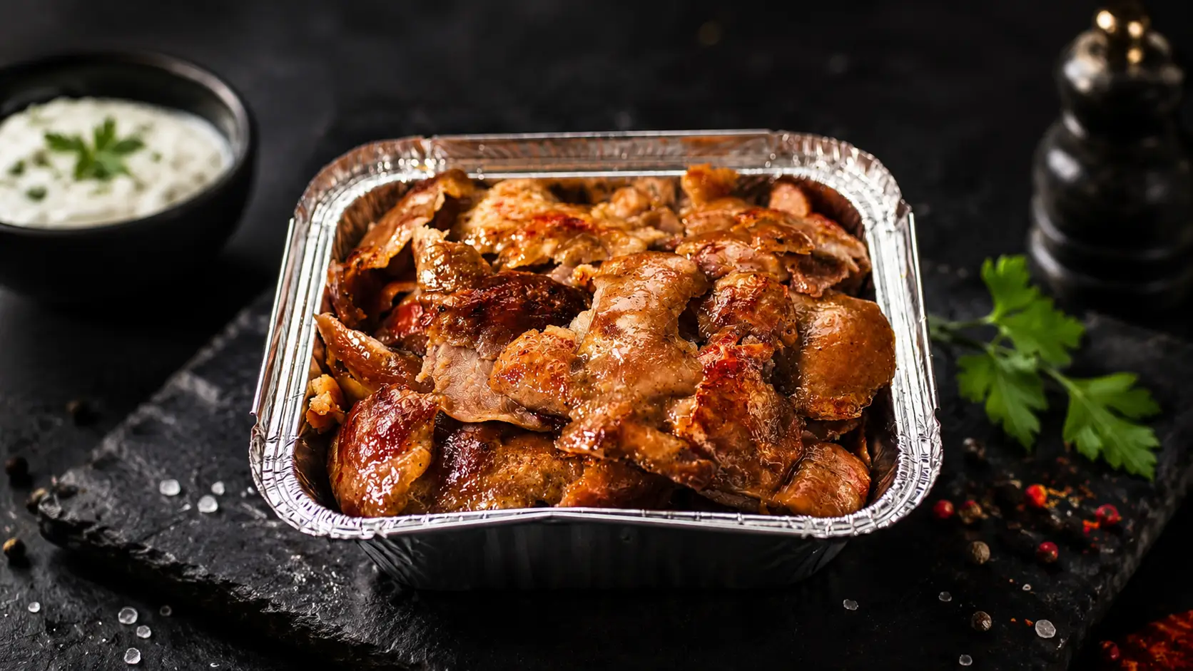 Barquette de kebab