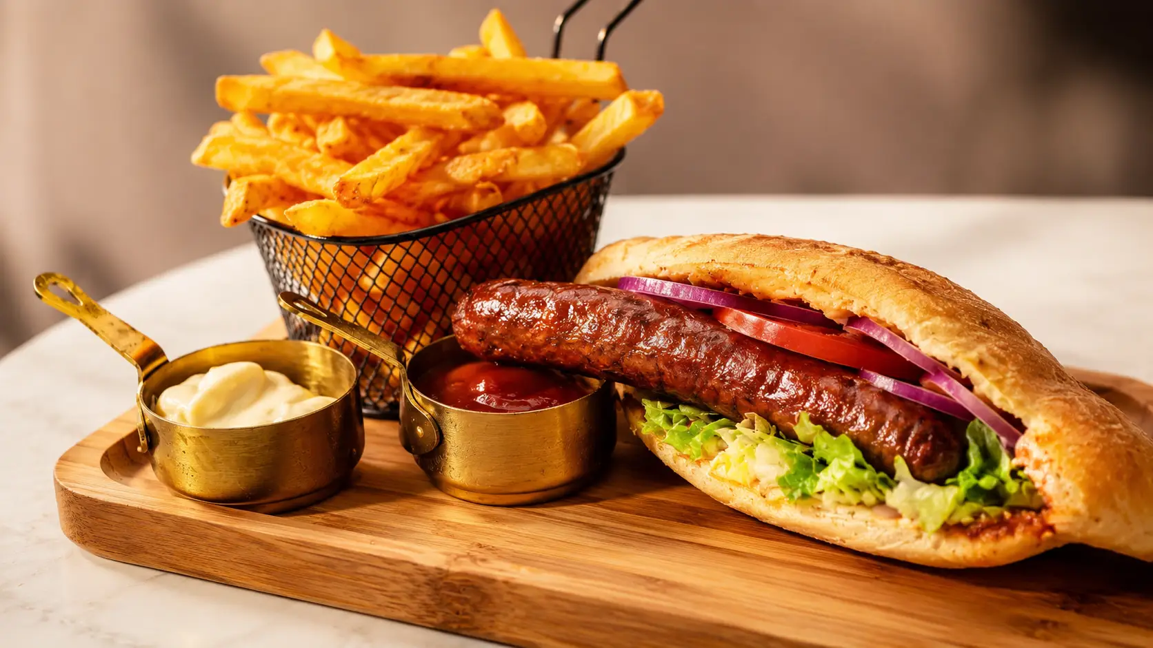 Sandwich merguez
