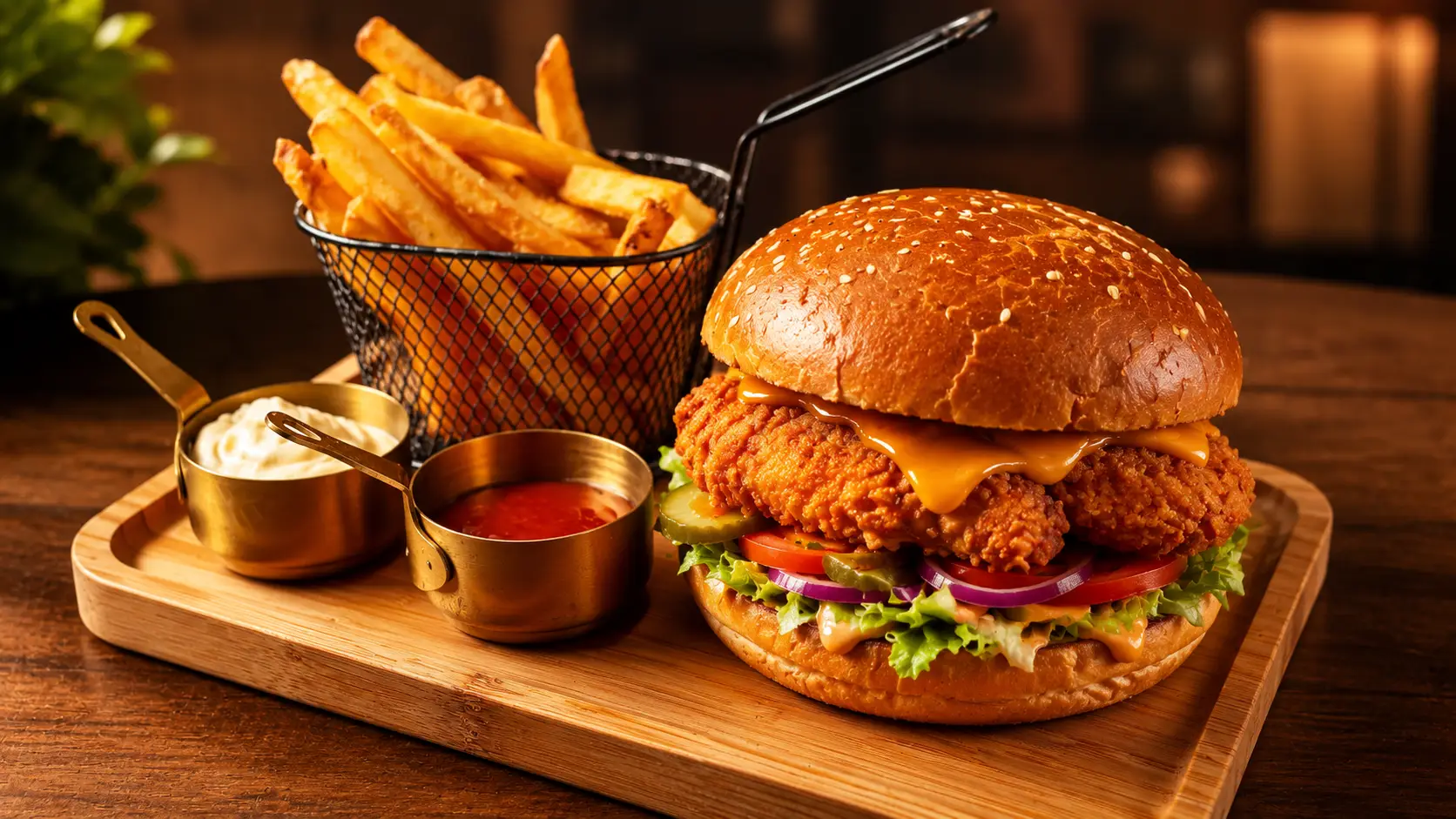 chicken burger